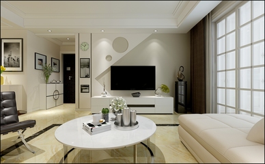 6萬元打造148平米現(xiàn)代簡約三居室——青島裝修設(shè)計案例解析